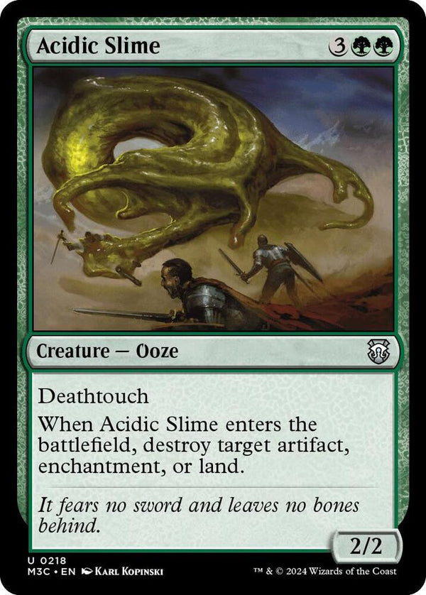 Acidic Slime (Ripple Foil) - Magic: The Gathering