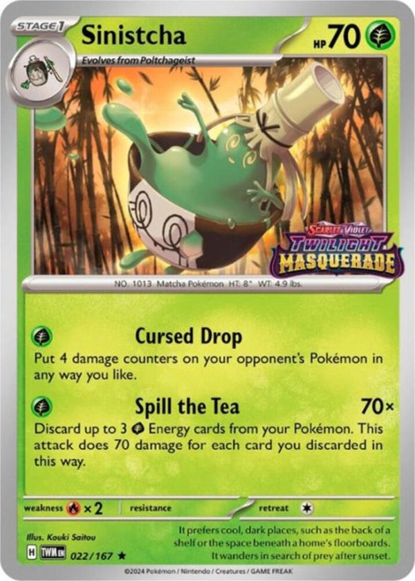 Sinistcha - 022/167 (Prerelease) - Pokémon