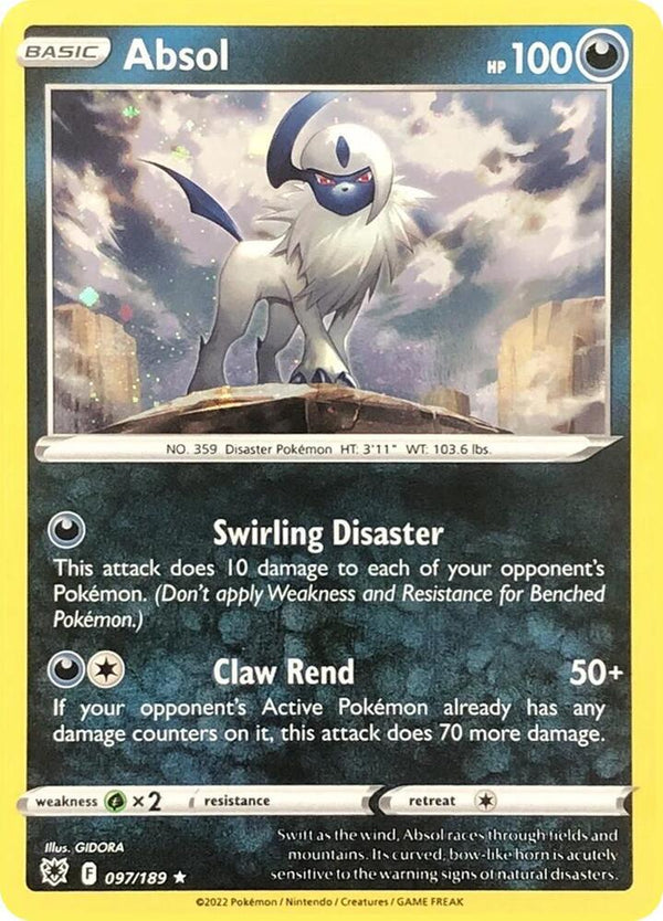 Absol - 097/189 (Cosmos Holo) - Pokémon