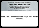 Code Card - Temporal Forces Single Pack Blister [Bellibolt] - Pokémon
