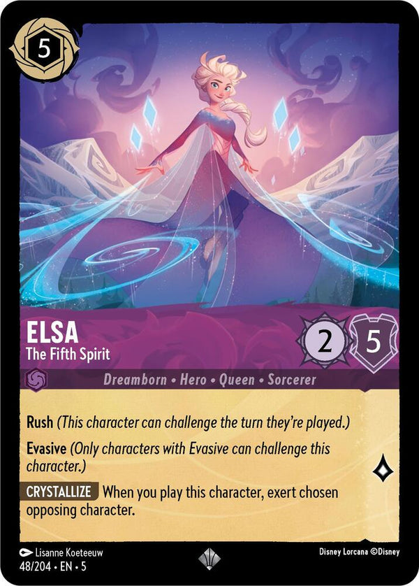 Elsa - The Fifth Spirit - Disney Lorcana