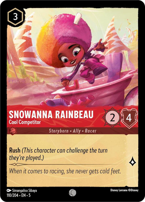 Snowanna Rainbeau - Cool Competitor - Disney Lorcana