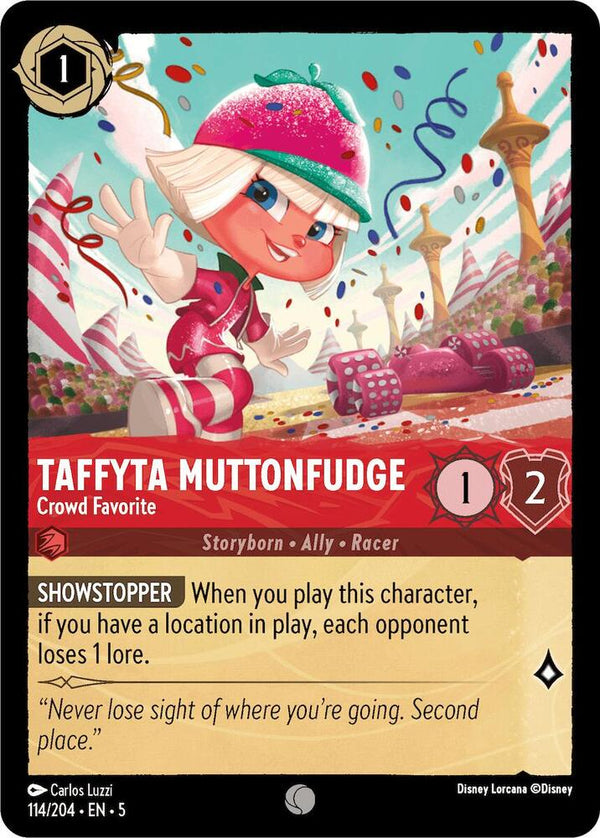 Taffyta Muttonfudge - Crowd Favorite - Disney Lorcana
