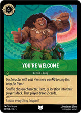 You're Welcome - Disney Lorcana