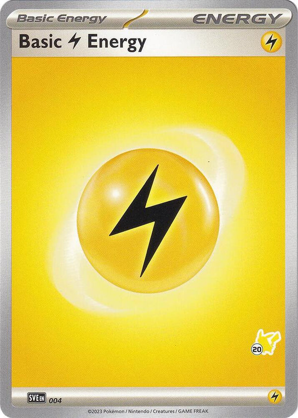Basic Lightning Energy - Pikachu 20 - Pokémon