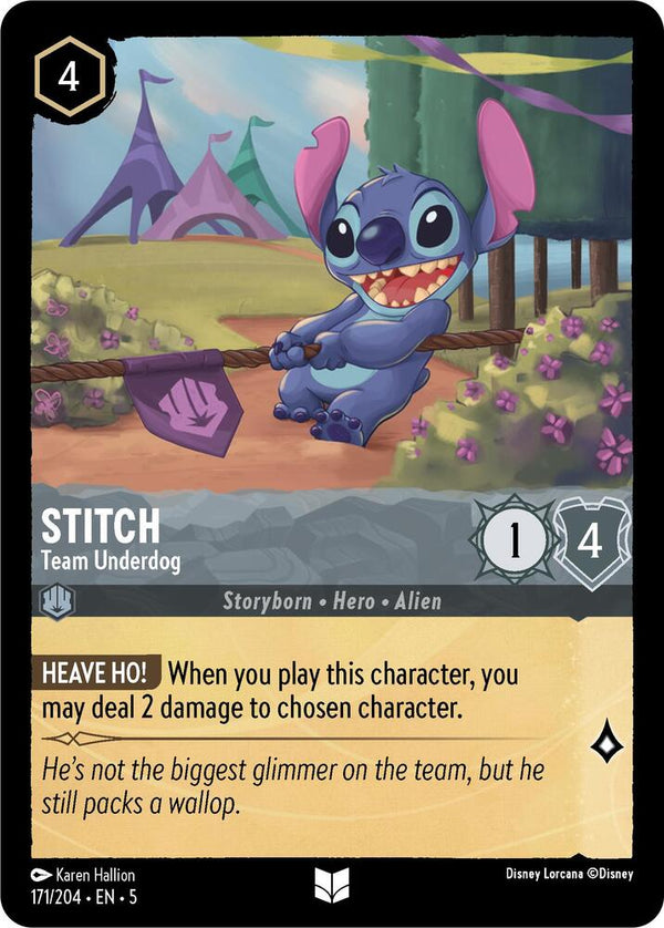 Stitch - Team Underdog - Disney Lorcana