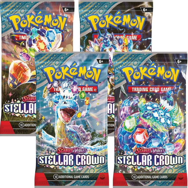 Stellar Crown Booster Pack Art Bundle [Set of 4] - Pokémon