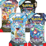 Stellar Crown Sleeved Booster Pack Art Bundle [Set of 4] - Pokémon