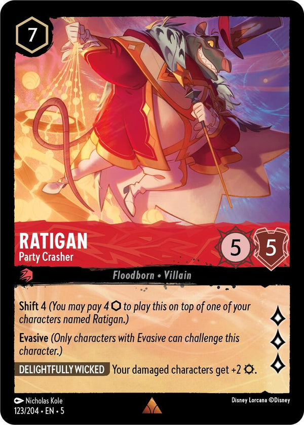 Ratigan - Party Crasher - Disney Lorcana
