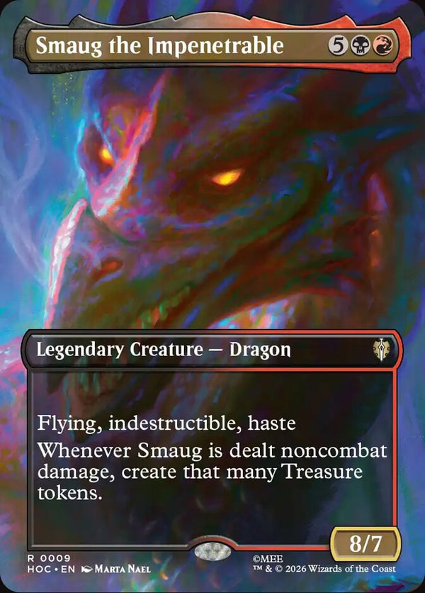 Smaug the Impenetrable (Borderless) - Magic: The Gathering