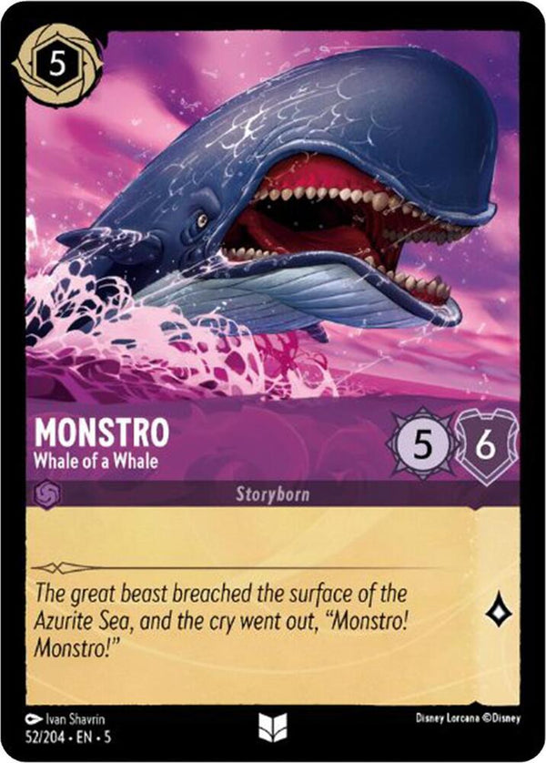 Monstro - Whale of a Whale - Disney Lorcana