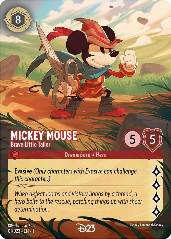Mickey Mouse - Brave Little Tailor (Extended Art) - Disney Lorcana