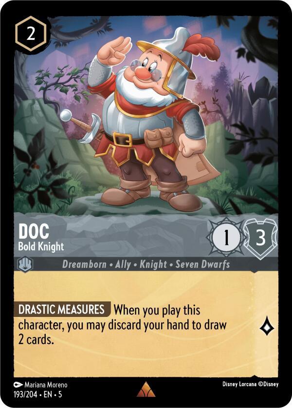 Doc - Bold Knight - Disney Lorcana