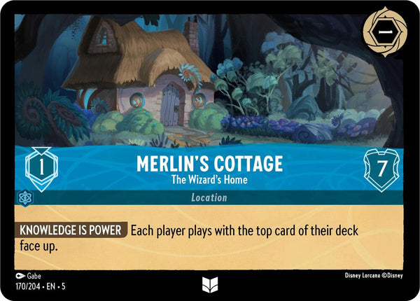 Merlin's Cottage - The Wizard's Home - Disney Lorcana