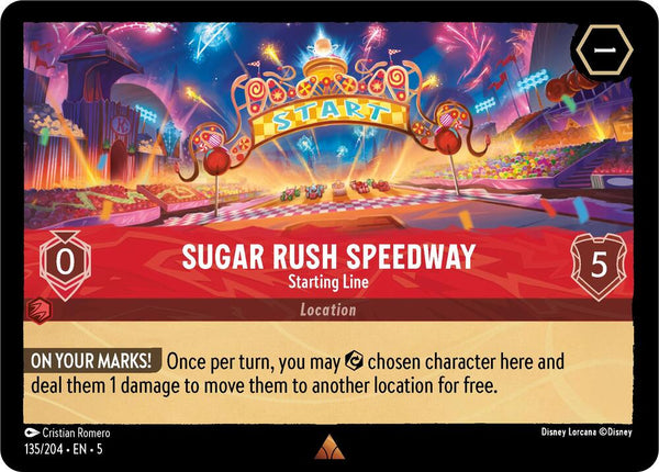 Sugar Rush Speedway - Starting Line - Disney Lorcana