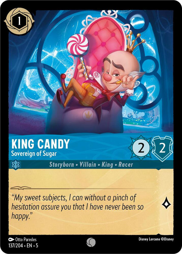 King Candy - Sovereign of Sugar - Disney Lorcana