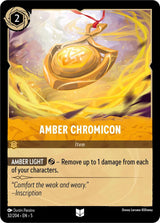 Amber Chromicon - Disney Lorcana