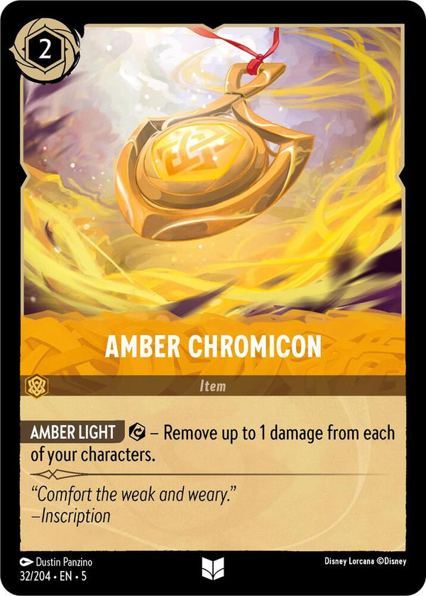 Amber Chromicon - Disney Lorcana