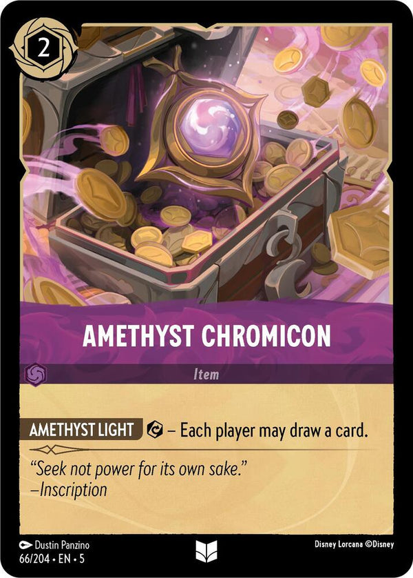 Amethyst Chromicon - Disney Lorcana