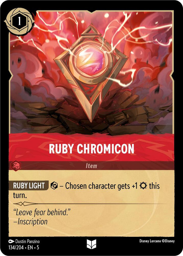 Ruby Chromicon - Disney Lorcana