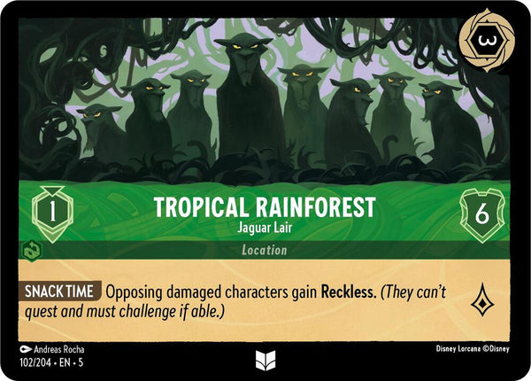 Tropical Rainforest - Jaguar Lair - Disney Lorcana