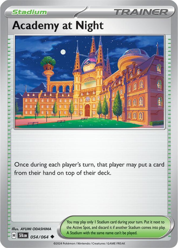 Academy at Night - Pokémon