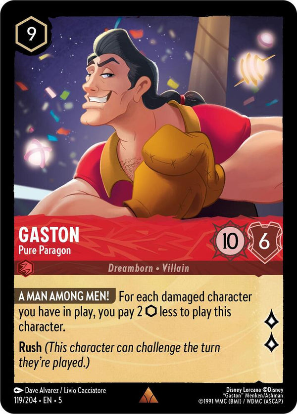 Gaston - Pure Paragon - Disney Lorcana