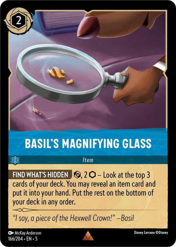 Basil's Magnifying Glass - Disney Lorcana