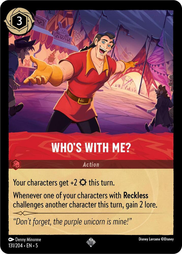 Who's With Me? - Disney Lorcana