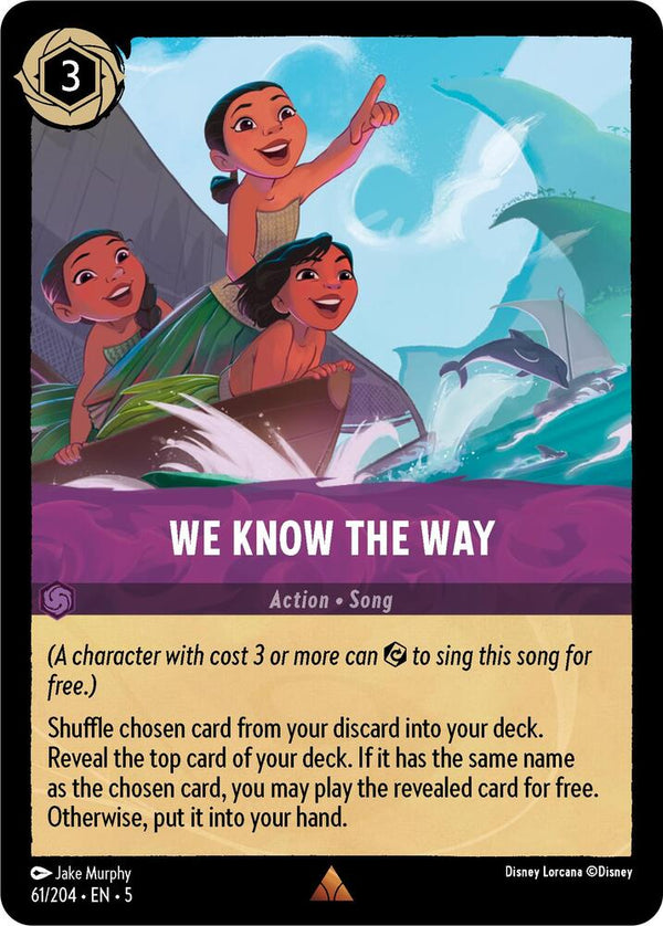 We Know the Way - Disney Lorcana