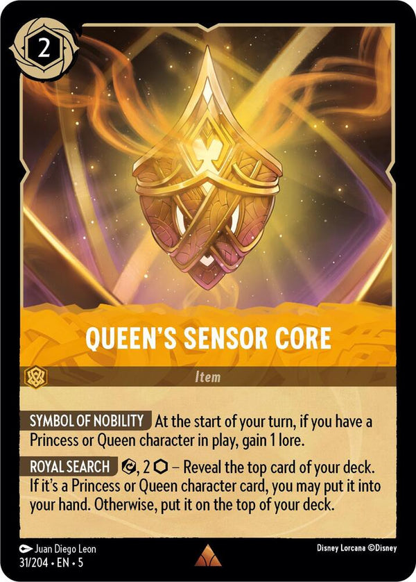 Queen's Sensor Core - Disney Lorcana