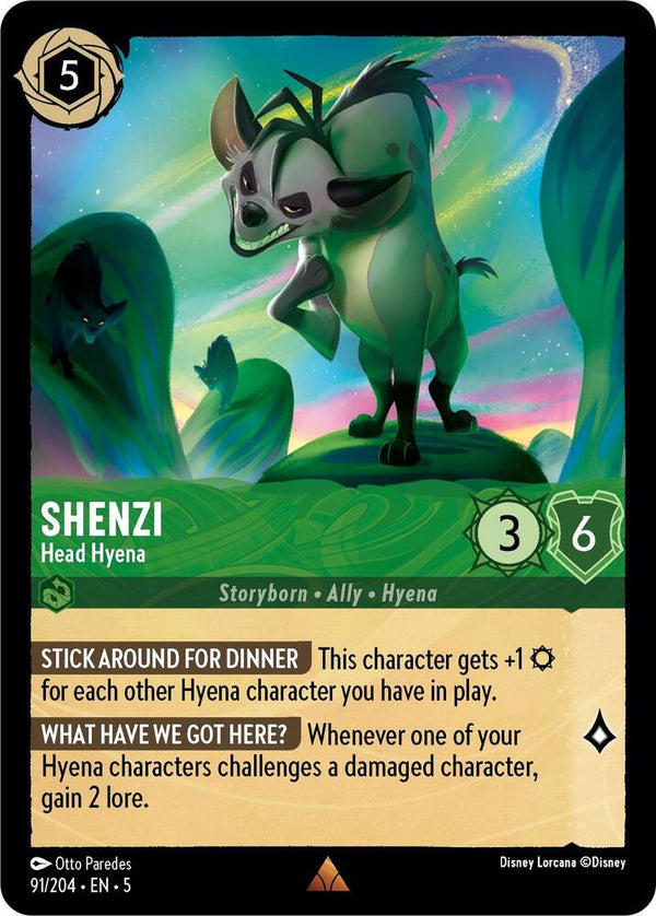 Shenzi - Head Hyena - Disney Lorcana