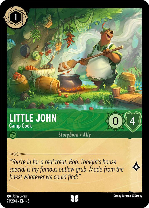 Little John - Camp Cook - Disney Lorcana