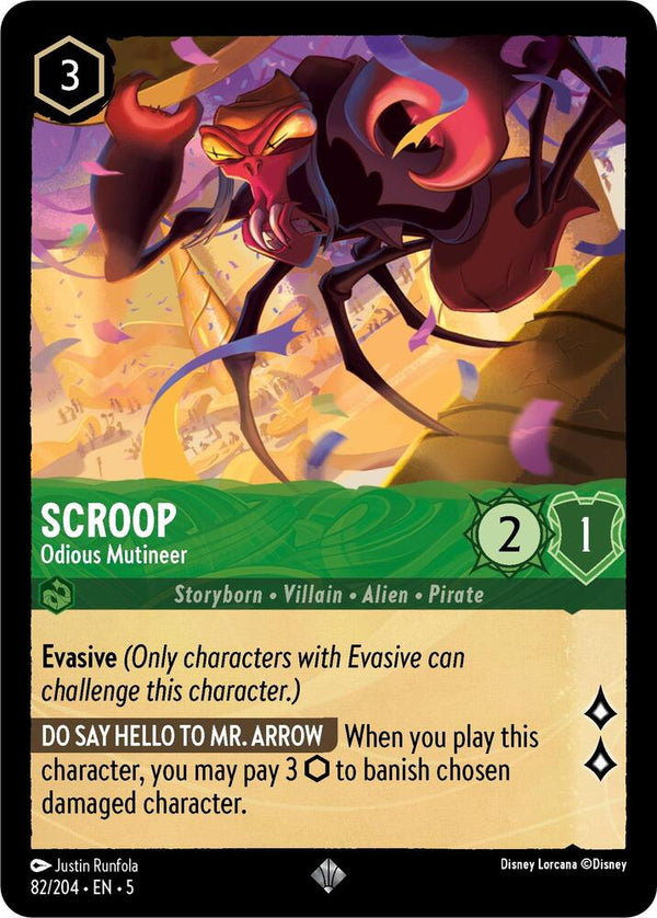 Scroop - Odious Mutineer - Disney Lorcana