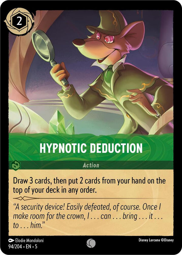 Hypnotic Deduction - Disney Lorcana
