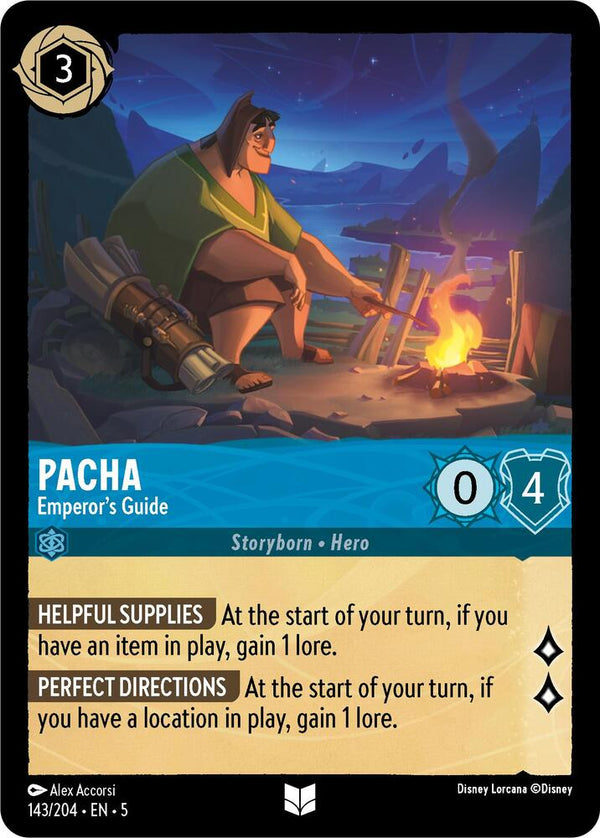 Pacha - Emperor's Guide - Disney Lorcana