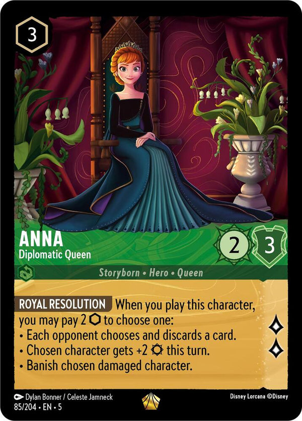 Anna - Diplomatic Queen - Disney Lorcana