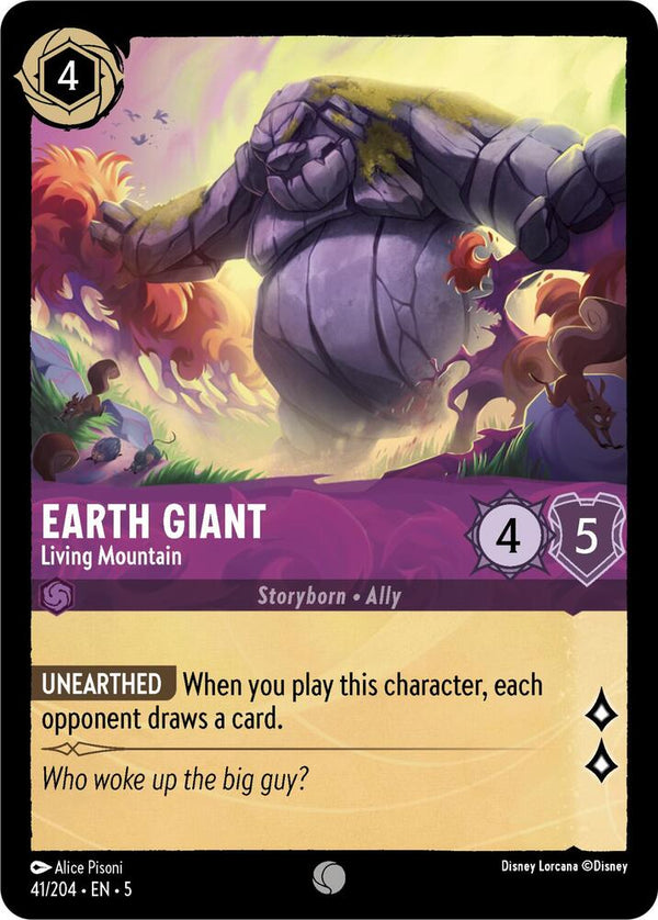 Earth Giant - Living Mountain - Disney Lorcana
