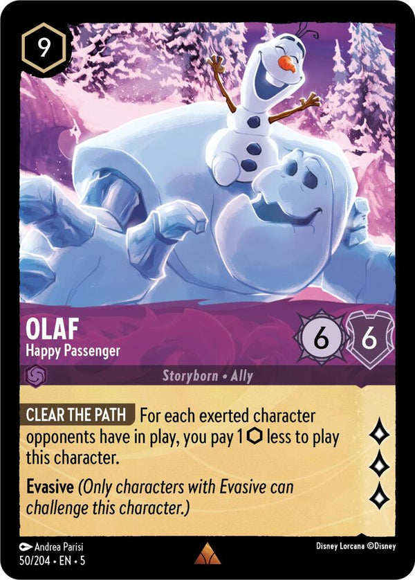 Olaf - Happy Passenger - Disney Lorcana