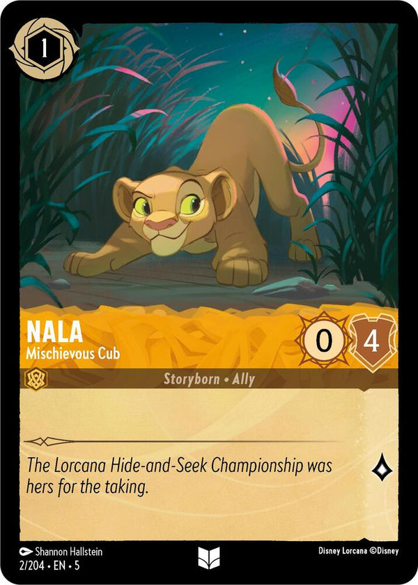 Nala - Mischievous Cub - Disney Lorcana