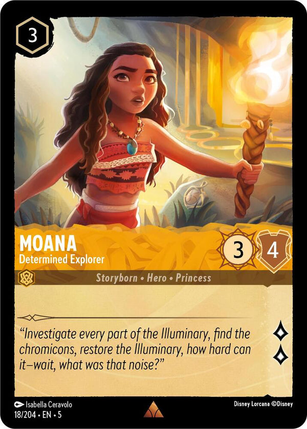 Moana - Determined Explorer - Disney Lorcana