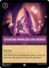 Gathering Knowledge and Wisdom - Disney Lorcana