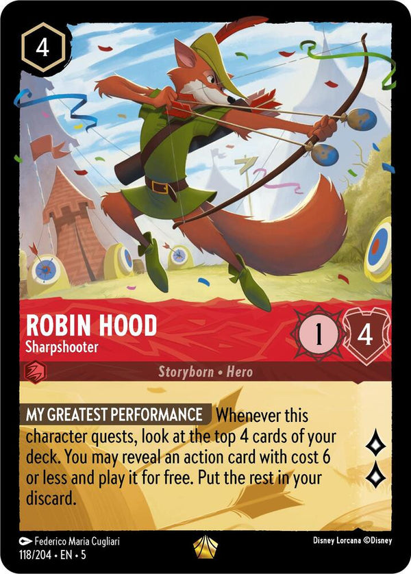 Robin Hood - Sharpshooter - Disney Lorcana