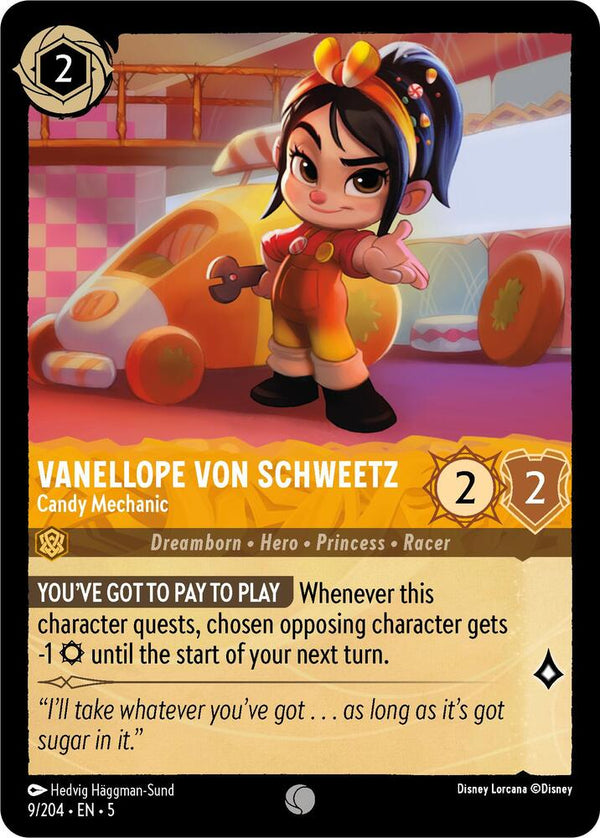 Vanellope von Schweetz - Candy Mechanic - Disney Lorcana