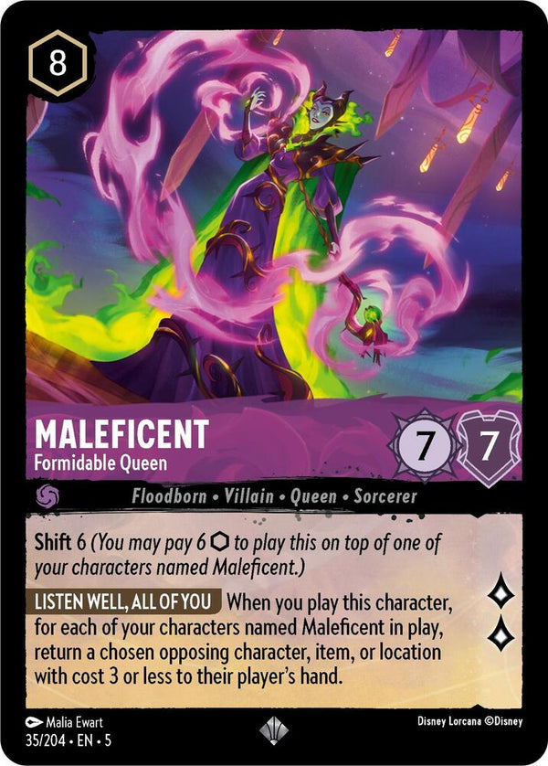 Maleficent - Formidable Queen - Disney Lorcana
