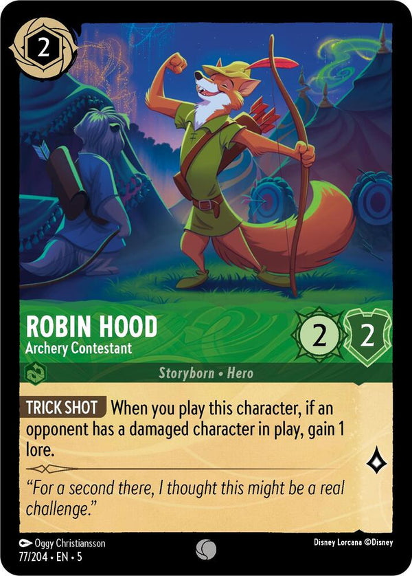 Robin Hood - Archery Contestant - Disney Lorcana