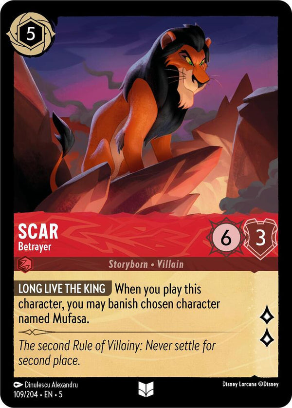 Scar - Betrayer - Disney Lorcana