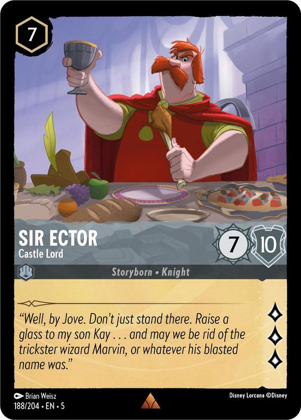 Sir Ector - Castle Lord - Disney Lorcana