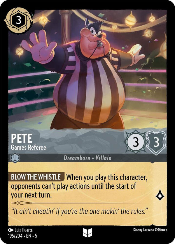 Pete - Games Referee - Disney Lorcana