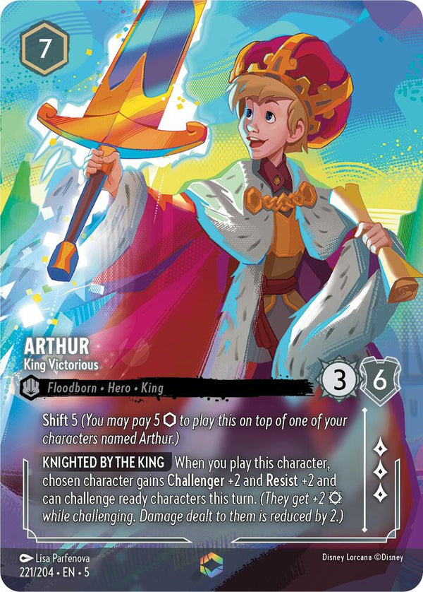 Arthur - King Victorious (Enchanted) - Disney Lorcana